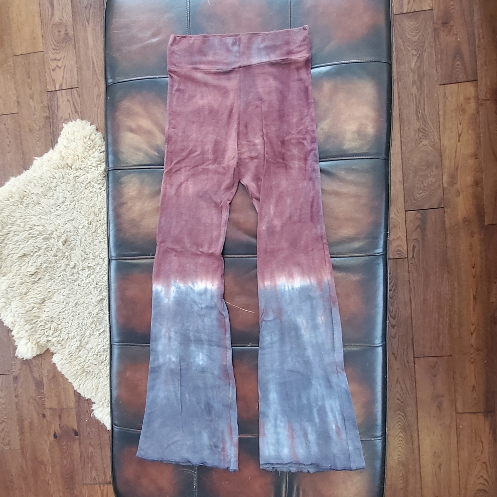 Hand Dyed Hemp Bell Bottoms